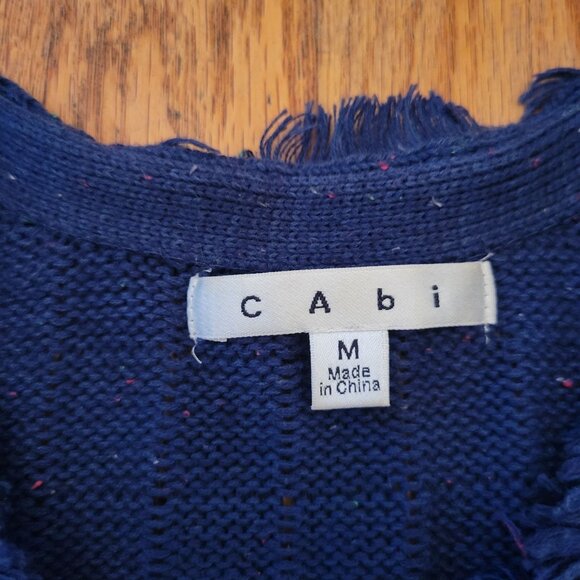 CAbi Navy Women's Cardigan Sweater - Picture 4 of 7
